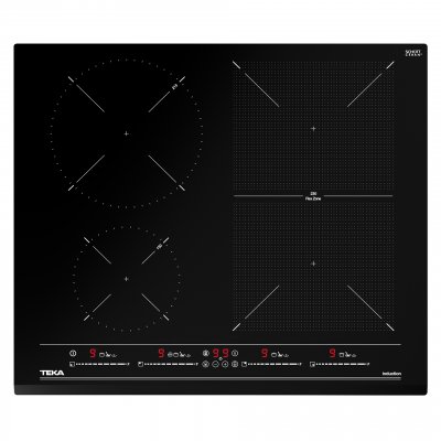 TEKA  Plaque induction IZF 64440, 4 foyers dont 1 flex, 7200w Noir