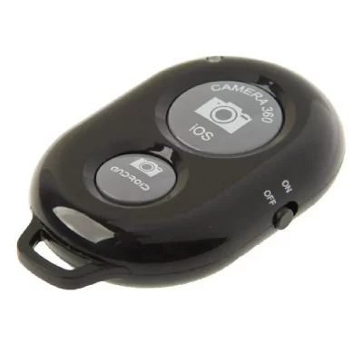 YONIS T&eacute;l&eacute;commande bluetooth universelle d&eacute;clencheur photo smartphone Noir