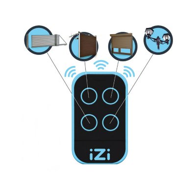 HOME EQUIPEMENT Telecommande portail 4 touches pour portail rolling code mbg jolly line one