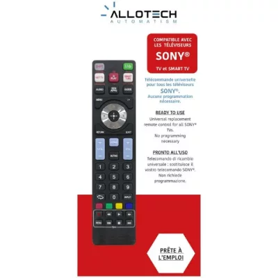 GENERIQUE T&eacute;l&eacute;commande pour TV SONY 