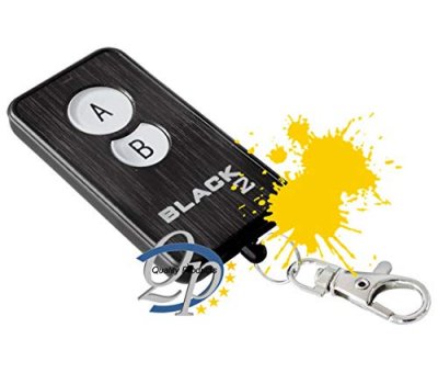 GENERIQUE T&eacute;l&eacute;commande universelle 2 boutons 433 MHz ''Black 2''