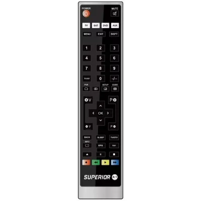 GENERIQUE T&eacute;l&eacute;commande Universelle 4 en 1 - Thomson - DTH8000E - Compatible TV/SAT/DVD/AUX - Couleur Noir
