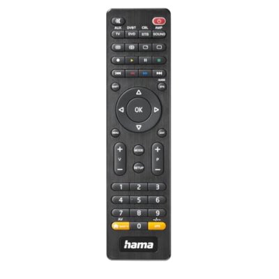 HAMA T&eacute;l&eacute;commande Universelle 8 En 1 Noir 