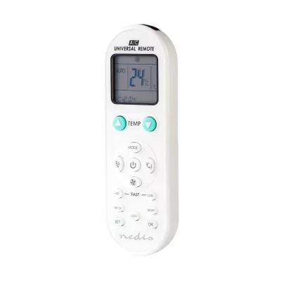 NEDIS T&eacute;l&eacute;commande universelle pour climatiseurs Split Unit ACRC1WT Blanc