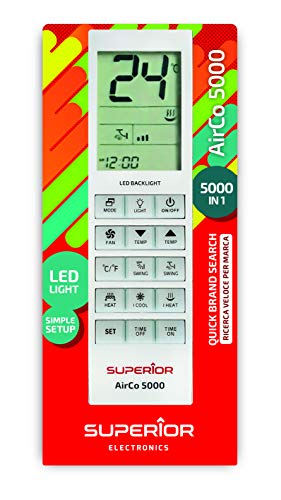  T&eacute;l&eacute;commande Universelle pour climatiseurs Superior Airco 5000