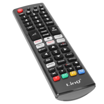 LINQ T&eacute;l&eacute;commande Universelle pour T&eacute;l&eacute;viseur LG avec Port&eacute;e 8m  Noir
