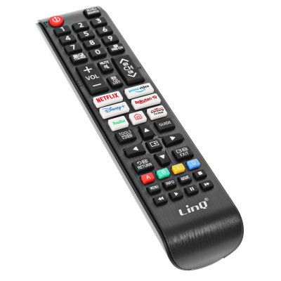LINQ T&eacute;l&eacute;commande Universelle pour T&eacute;l&eacute;viseur Samsung avec Port&eacute;e 8m Noir
