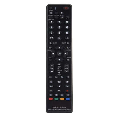 YONIS T&eacute;l&eacute;commande Universelle T&eacute;l&eacute;vision Philips LEDtv Lcdtv HDtv 3Dtv Piles Aaa Noir 