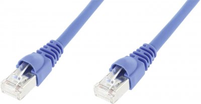 TELEGARTNER Teleg&auml;rtner C&acirc;ble patch cat. 7, F de STP LSZH 3&nbsp;m (Bleu)