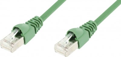TELEGARTNER Teleg&auml;rtner C&acirc;ble Patch (Cat. 7, F de STP LSZH Vert 0,5&nbsp;m