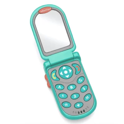 INFANTINO T&eacute;l&eacute;phone &agrave; clapet &eacute;lectronique  Bleu 