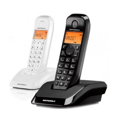 MOTOROLA T&eacute;l&eacute;phone fixe  S1202 Duo Noir Blanc -  -
