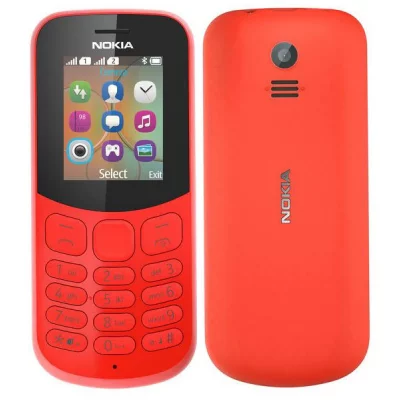 NOKIA T&eacute;l&eacute;phone mobile  130 Double SIM Rouge