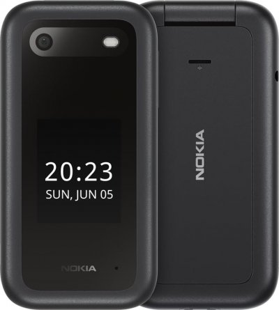 NOKIA T&eacute;l&eacute;phone portable basique  2660 Flip 2.8 pouces 128 Mo Noir 
