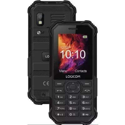 LOGICOM T&eacute;l&eacute;phone portable basique Xtrem 40 2,4"" Double nano SIM 128 Mo Noir