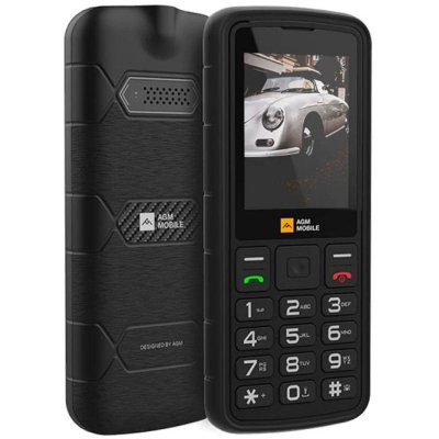 AGM T&eacute;l&eacute;phone Portable Senior -  - M9 4G - &Eacute;tanche IP68 - Double SIM - Num&eacute;rotation Rapide