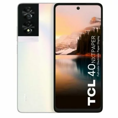 TCL T&eacute;l&eacute;phone portable  40se Nxtpaper blanc 4g 6 78 "-oc2 3-8gb-256