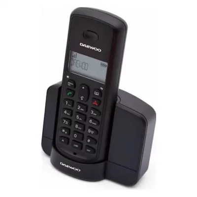 DAEWOO T&eacute;l&eacute;phone Sans Fil  DTD-1350 DECT DUO Noir