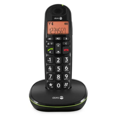 DORO T&eacute;l&eacute;phone sans fil  PE 100W NOIR