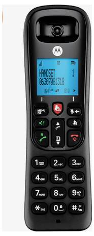MOTOROLA T&eacute;l&eacute;phone Sans Fil  CD4001 DECT Noir