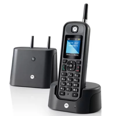 MOTOROLA T&eacute;l&eacute;phone Sans Fil  O201 Noir