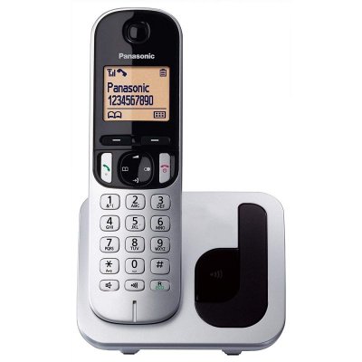 PANASONIC T&eacute;l&eacute;phone Sans Fil  Corp. KX-TGC210 - Argent&eacute;