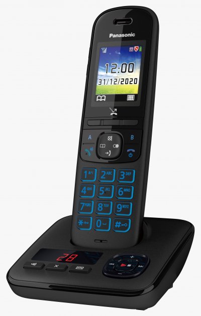 PANASONIC T&eacute;l&eacute;phone sans fil  KX-TGH720FRB