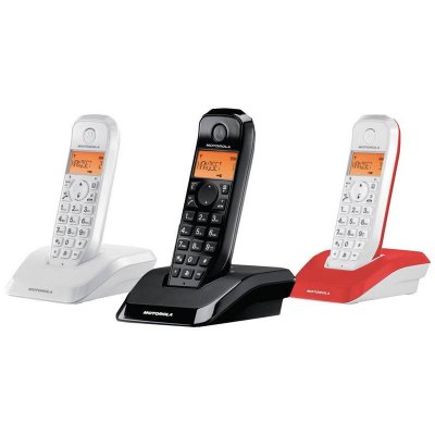 MOTOROLA T&eacute;l&eacute;phone sans fils dect  s1203 trio 