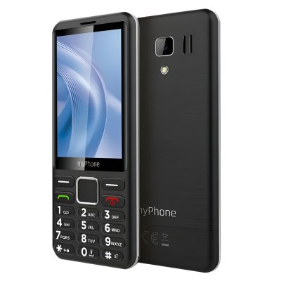 MYPHONE T&eacute;l&eacute;phone Senior  3510 LTE avec un Grand &Eacute;cran et Autonomie 7 Jours  Noir