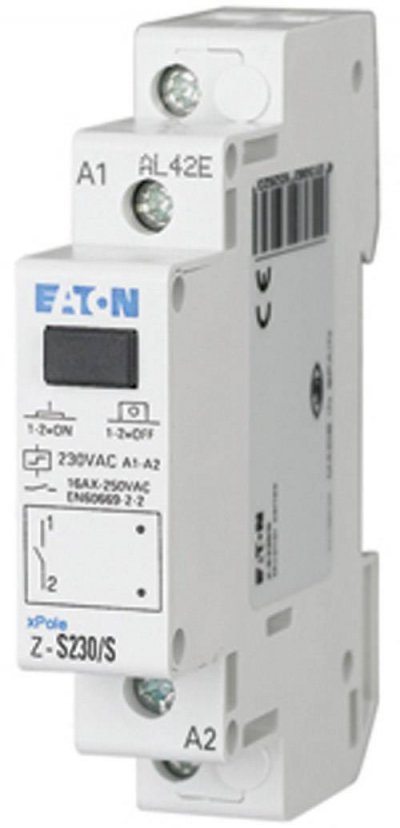 EATON T&eacute;l&eacute;rupteur 16A, 230AC, 1 F, 50Hz, 1 module-