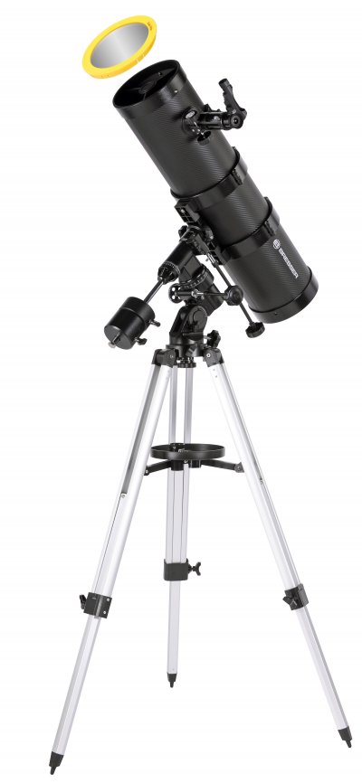 BRESSER T&eacute;lescope  Pollux 154/1400 EQ3 Noir et gris