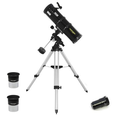OMEGON T&eacute;lescope  150/750 + Monture Equatoriale Type D + Vis&eacute;e Polaire + Oculaires + Barlow
