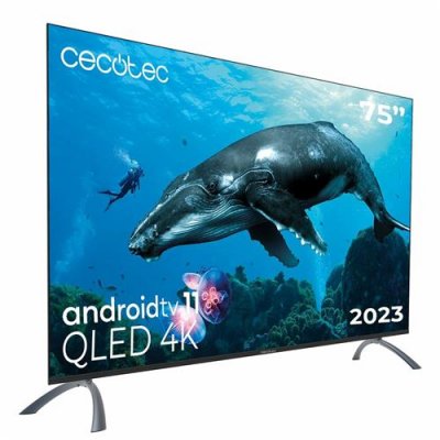 CECOTEC T&eacute;l&eacute;viseur Android  s&eacute;rie V2 VQU20075 75"" QLED UltraHD 4K HDR10