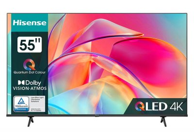 HISENSE T&eacute;l&eacute;viseur intelligent  55E77KQ 55"" QLED UltraHD 4K HDR