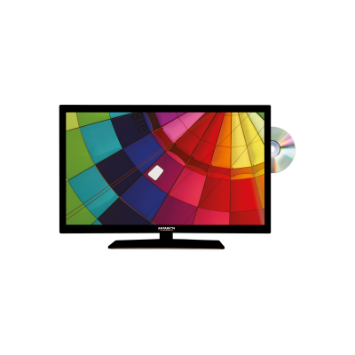 ANTARION T&eacute;l&eacute;viseur LED 19""  avec DVD Int&eacute;gr&eacute; - Camping Car 12V 