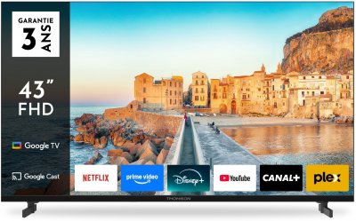 THOMSON T&eacute;l&eacute;viseur LED  43FG2S15 43"" Full HD 1920x1080 Google TV 3&times;HDMI
