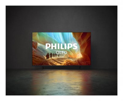 PHILIPS T&eacute;l&eacute;viseur  Qled 4k Smart Tv Titan Os 50 (127 Cm) Noir 3 Hdmi