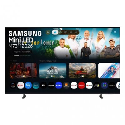 SAMSUNG T&eacute;l&eacute;viseur  85 TU85M73HAU 4K MiniLED Smart TV Tizen Gaming Hub Noir/Gris - Neuf