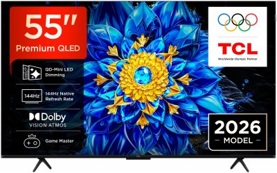 TCL T&eacute;l&eacute;viseur  P8l 55p8l 55"" 4k Uhd Qd-mini Led 144hz Noir