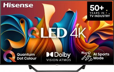 HISENSE T&eacute;l&eacute;vision QLED 55"  55A7NQ