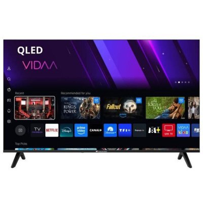 CONTINENTAL EDISON Television TV TV LED QLED 50 pouces 127 cm 3 HDMI 2 USB CELED5