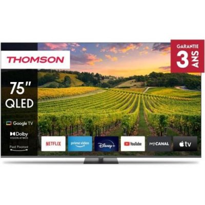  Television TV TV QLED 75QG5C14 75 190 cm 4K UHD 3840 2160 HDR 10 Google TV