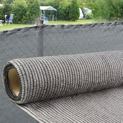 TENAX  - Brise vue gris 1x5m 150 g/m&sup2;