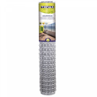 TENAX  - Grillage plastique gris 1x10m (33x48mm)