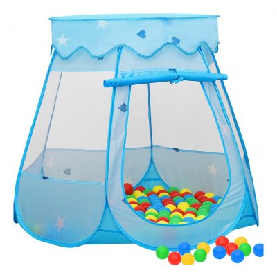  Tente De Jeu Pour Enfants Bleu 102x102x82 Cm Vidaxl