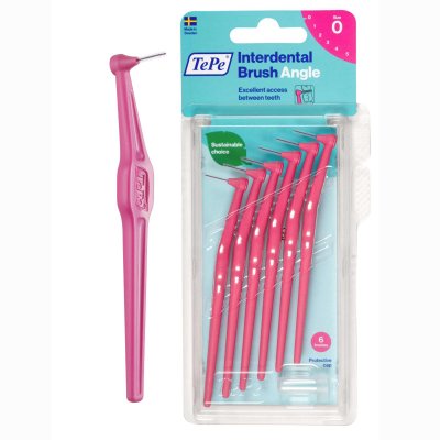 TEPE &reg; Brossettes Interdentaires Angle Rose 0- 0,40 mm