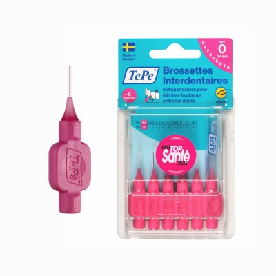 TEPE &reg; Original Brossettes Interdentaires 0,40 mm Rose