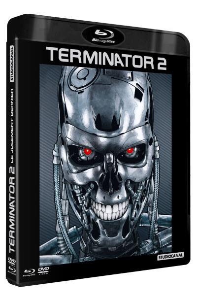 Terminator 2 : Le jugement dernier - boitier effet m&eacute;tal - Blu Ray 
