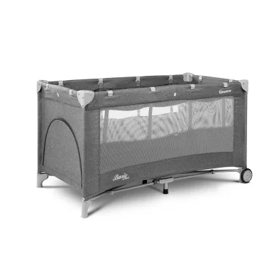 CARETERO TERO-3936 Basic Plus Lit de voyage Gris graphite