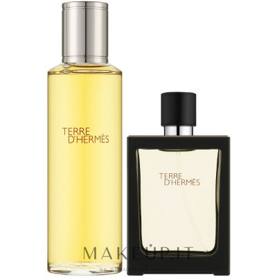 Terre d'Herm&egrave;s Parfum Vaporisateur de Voyage 30 ml et Recharge 125